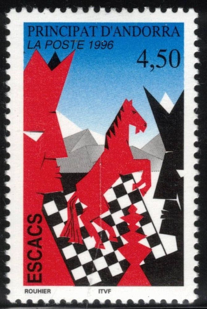 FRENCH ANDORRA 1996 Chess; Scott 469; MNH