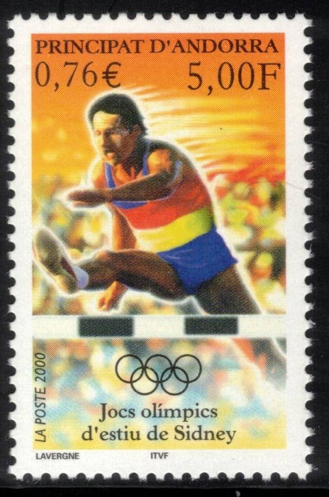 FRENCH ANDORRA 2000 Summer Olympics; Scott 525; MNH