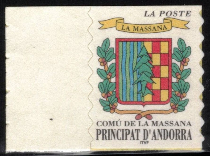 FRENCH ANDORRA 1998 Arms of La Massana; Scott 504; MNH