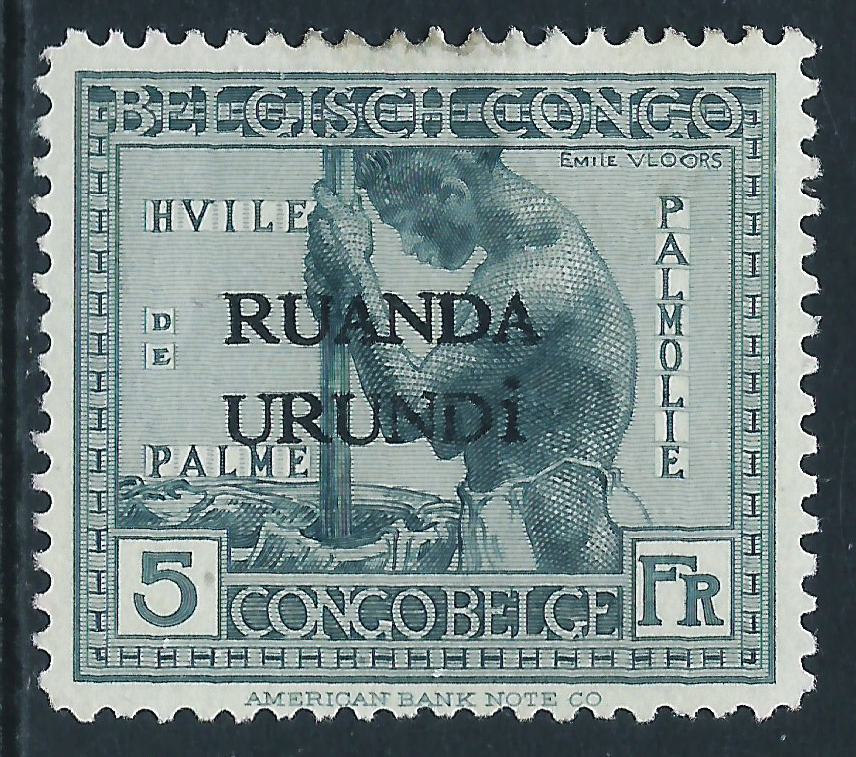 Ruanda-Urundi, Sc #22, 5fr MH