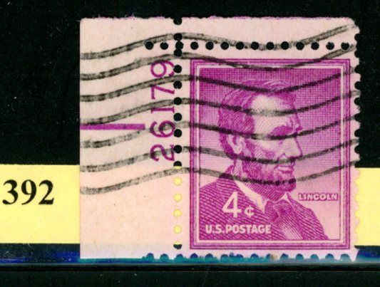 PKStamps - USA - 1036 - Used - Plate Number Single (#4-392