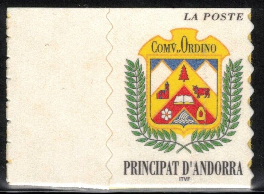 FRENCH ANDORRA 1998 Arms of Ordino; Scott 491; MNH