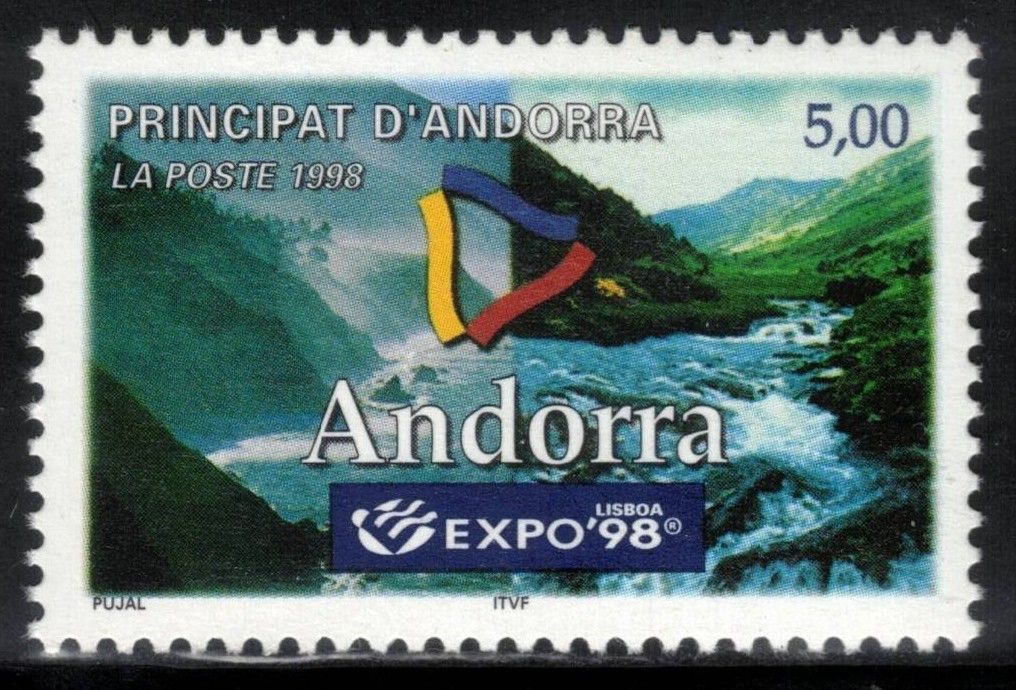 FRENCH ANDORRA 1998 Expo '98 Lisbon; Scott 497; MNH