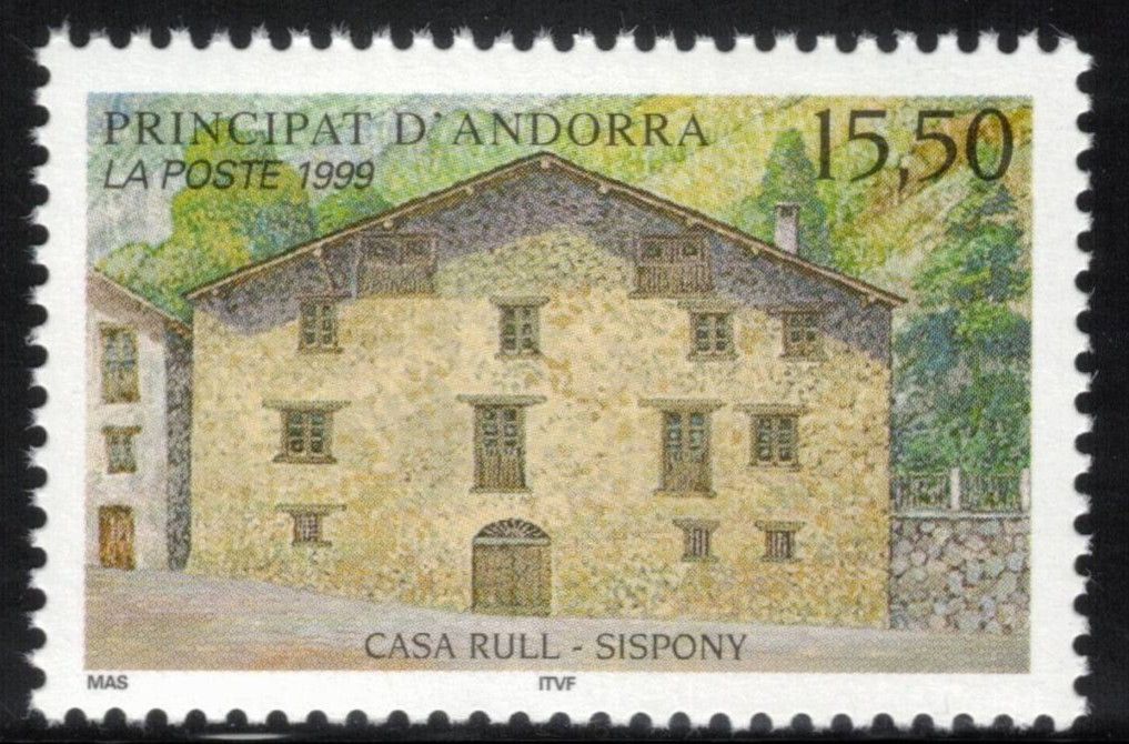 FRENCH ANDORRA 1999 Casa Rull; Scott 514; MNHNH