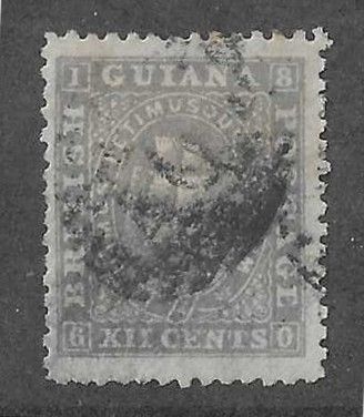 British Guiana Sc #49  12c lilac used Fine