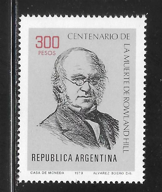 Argentina 1249 Rowland Hill single MNH