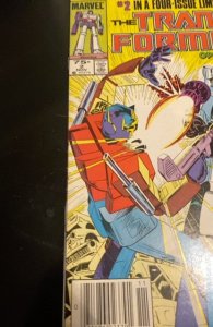 The Transformers #2 Newsstand Edition (1984) megatron high grade