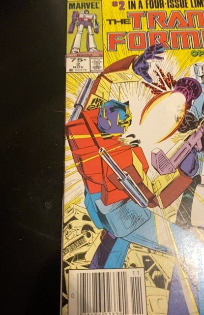 The Transformers #2 Newsstand Edition (1984) megatron high grade