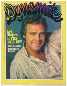ORIGINAL Vintage 1982 Dynamite Magazine #93 Fall Guy Lee Majors 