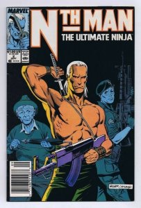 Nth Man the Ultimate Ninja #2 ORIGINAL Vintage 1989 Marvel Comics  