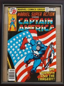 MARVEL SUPER ACTION #11 VF- 1977 Captain America. P03