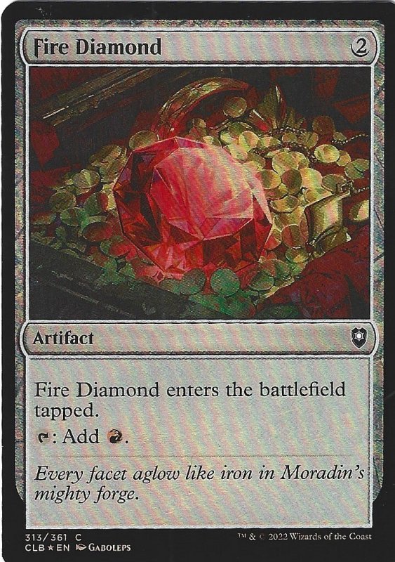 Magic the Gathering: Commander - Battle for Baldar's Gate - Fire Diamond