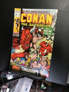 Conan the Barbarian #10 (1971) Giant-size Barry Windsor Smith art key! VF Wow