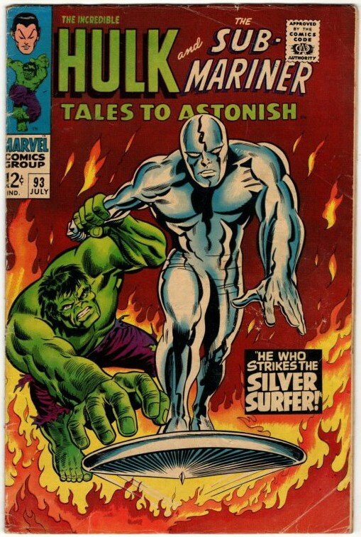 Tales To Astonish #93 Silver Surfer App Silver Age Marvel (1967)