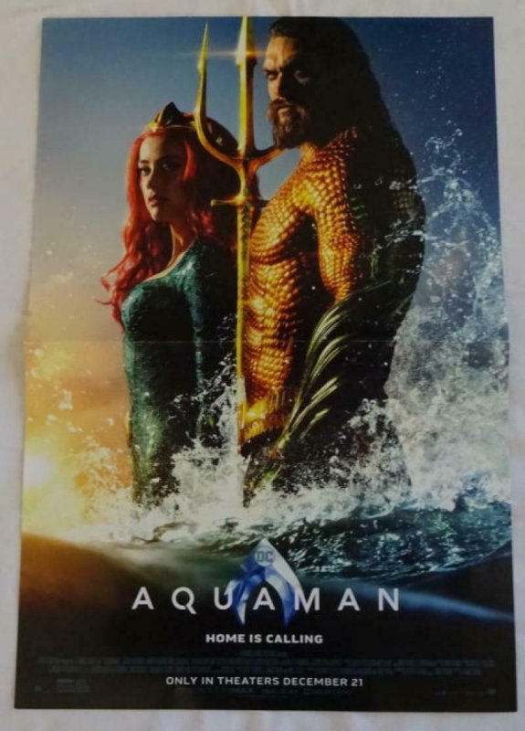 AQUAMAN Promo Poster , 11 x 17, 2018, DC, Unused more in our store 065