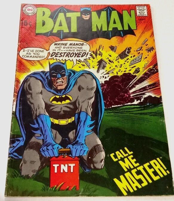 Batman #215  (1969) Irv Novick - SILVER AGE DC Classic !!!