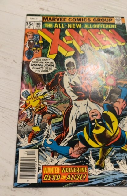 The X-Men #109 (1978)weapon  X vs Wolverine