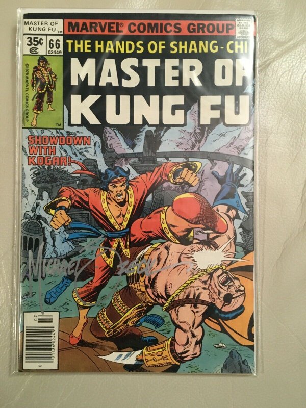 Signed Master of Kung Fu #66 With COA From Mike Zeck’s Personal Collection!