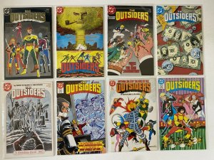 Outsiders (1st series) lot 22 diff from:#1-28 + bonus avg 8.0 VF (1985-88)