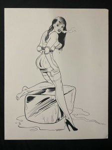 Senorita Rio Original Pin Up by Bill Black-  ice