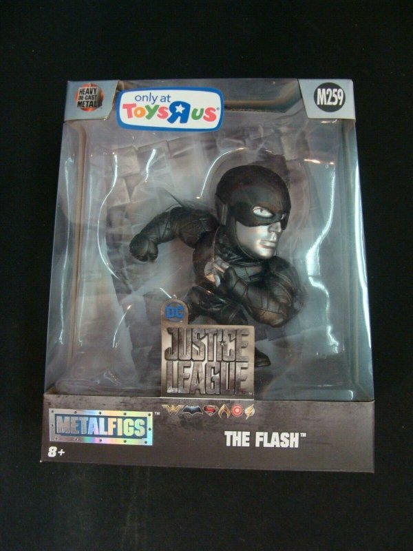 The Flash Justice League Metal Figs M259 Toys R Us Exclusive B&W Figure