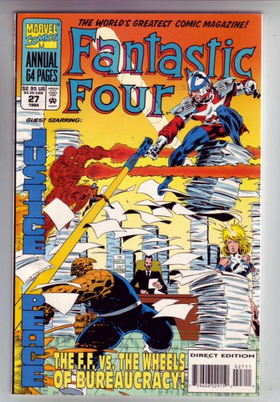 Fantastic Four #27 (Jun-64) VG/FN+ Mid-Grade Fantastic Four, Mr. Fantastic (R...