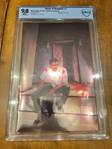 CBCS 9.8 HOUSE OF SLAUGHTER #1 DELL'EDERA 1:25 FOIL RETAILER INCENTIVE V...