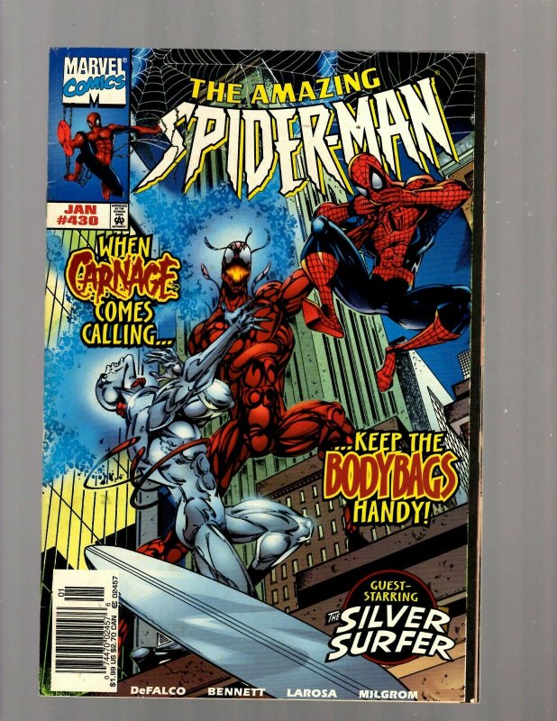 Amazing Spider-Man # 430 VF/NM Marvel Comic Book Carnage Venom Avengers JK7