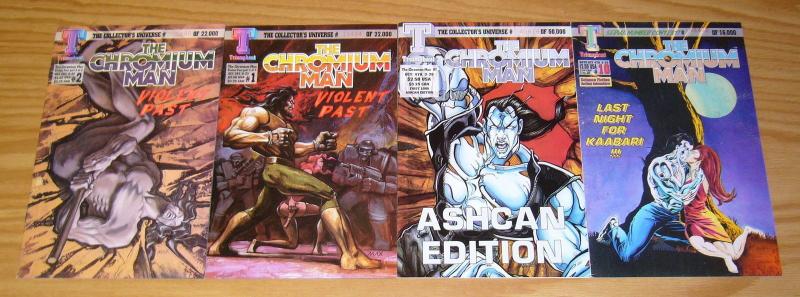 Chromium Man #0 & 1-10 VF/NM complete series + ashcan + violent past 1-2 set