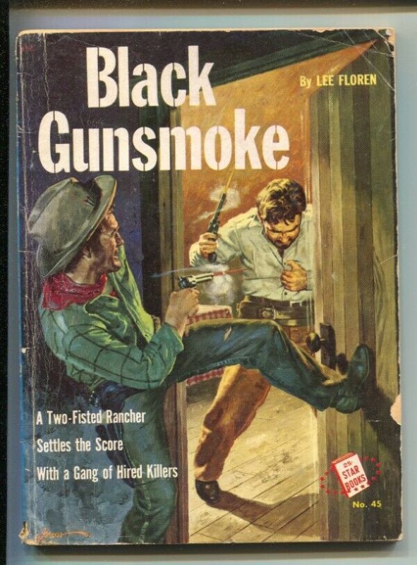 Star Books #23 1951-Black Gunsmoke-by Lee Floren-George Gross cover-Rare 2n...