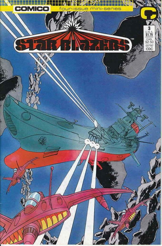 Star Blazers #3 VF; COMICO | save on shipping - details inside