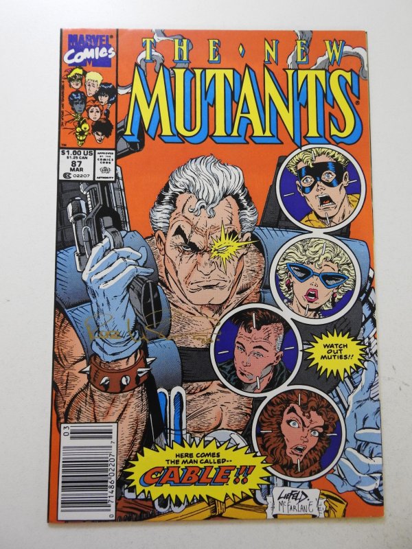 The New Mutants #87 (1990) VF- Condition! ink fc See desc