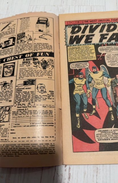The X-Men #22 (1966)divided we fall see description