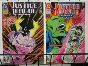 JUSTICE LEAGUE 76-77 Blood Secrets complete story