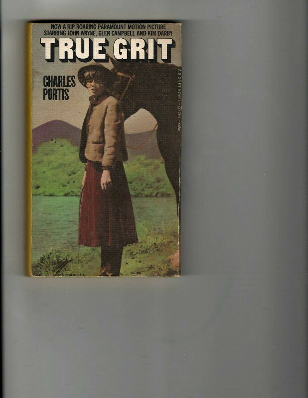 3 Books Our Friend the Atom True Grit The Illustrated Elvis Biography Drama JK26