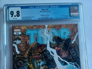 Thor #31 Bradshaw Variant Cover - 2023 - CGC 9.8