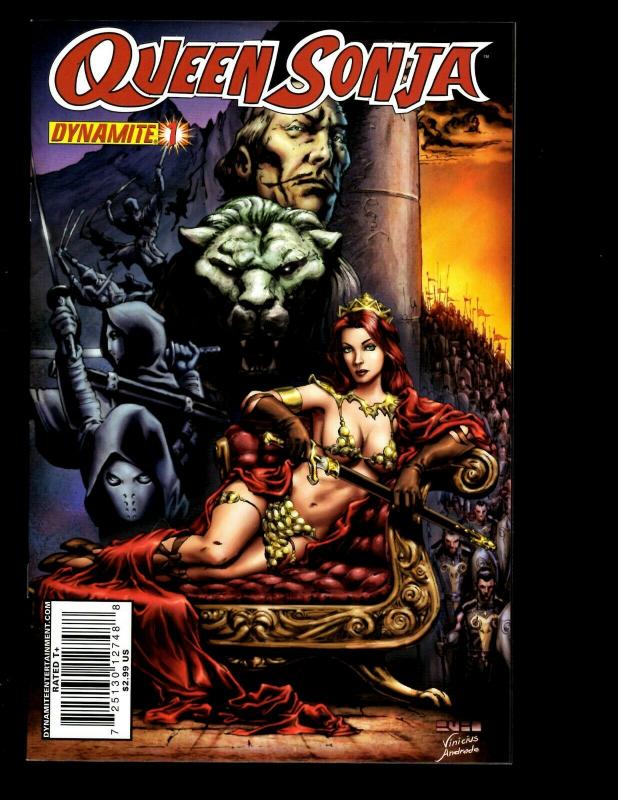Lot Of 11 Queen Sonja Dynamite Comics # 1 3 4 5 6 7 10 11 13 14 15 Conan SM2
