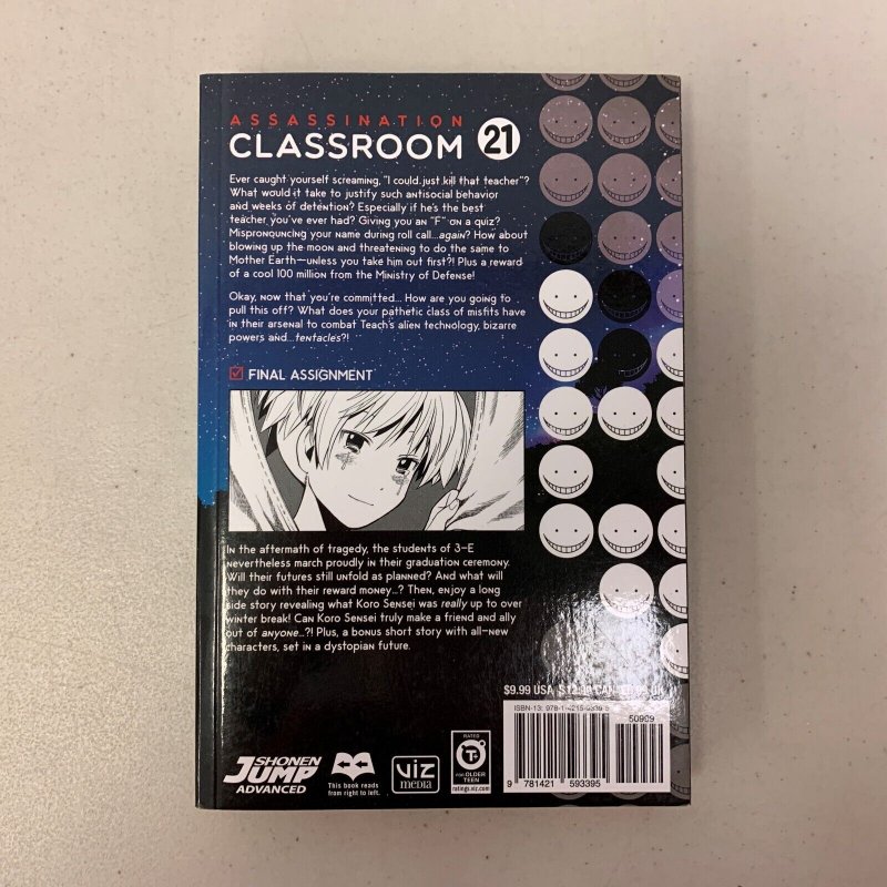 Assassination Classroom Vol 1 21 Yusei Matsui Complete Set Comic Books Modern Age Hipcomic 1482