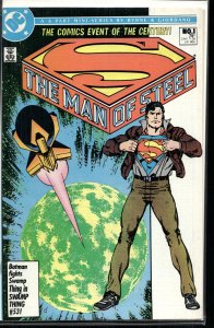 The Man of Steel #1 Standard Cover - Direct (1986) Superman