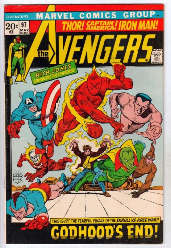 Avengers, The #97 (Mar-72) VF/NM High-Grade Avengers