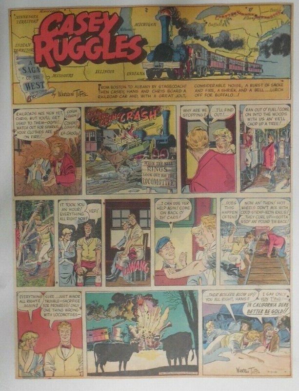 29/31 Casey Ruggles  by Warren Tufts from #1 First Year! 1949 Tabloid 11 x 15 in