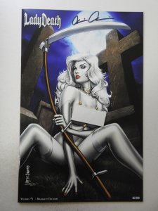 Lady Death: Visions #1 Naughty Edition NM- Condition! Signed W/ COA!