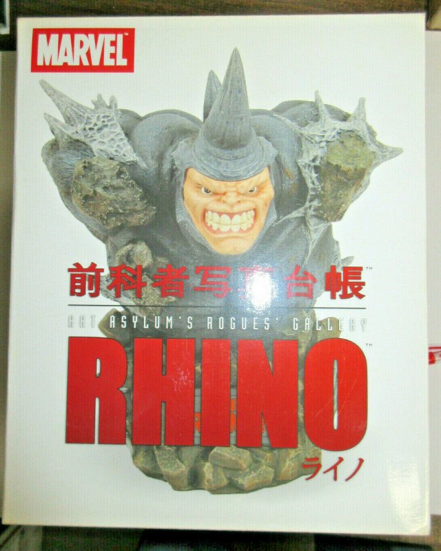 Rhino Marvel Art Asylum’s Rogues Gallery Diamond Select Toys Spider-Man villain