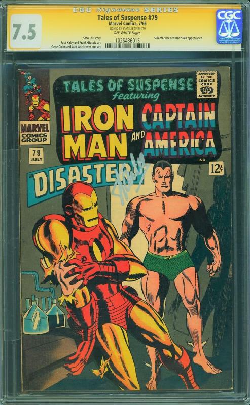 Tales of Suspense #79 (Marvel, 1966) Stan Lee Signature