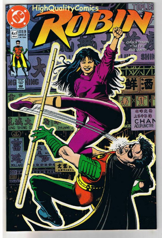 ROBIN #4, NM+, Chuck Dixon, 1991, more DC and Batman in store