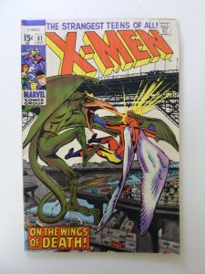 The X-Men #61 (1969) GD condition moisture damage, rusty staples