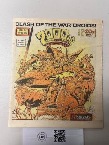 2000 AD Prog #343 UK Comic book Magazine Size Judge Dredd  8 CT13