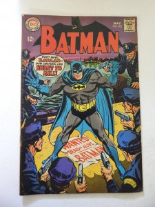 Batman #201 (1968) VG+ Condition moisture stain bc
