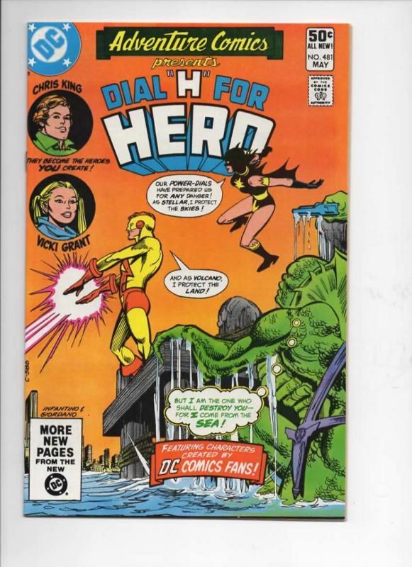 ADVENTURE COMICS #481, NM-, Dial H for Hero, 1938 1981, more in store