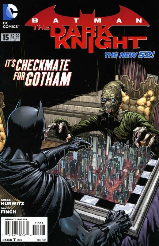 Batman: The Dark Knight (3rd Series) #15 VF/NM ; DC | New 52 David Finch Scarecr